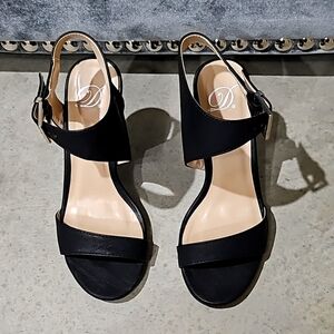 Stylish Strap Black Heels